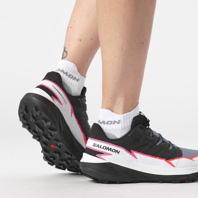 Neu Eingetroffen Salomon Damen Laufschuhe SHOES THUNDERCROSS W - Schwarz/Beringmeer/Rosa Glanz