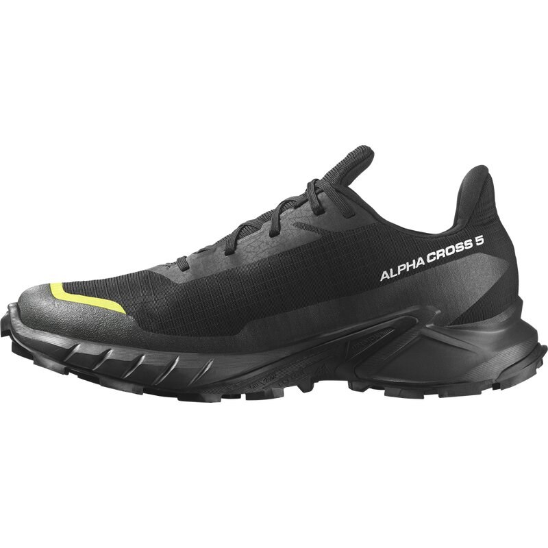 Neu Eingetroffen Salomon Herren Trailrunningschuhe SHOES ALPHACROSS 5 GTX - Schwarz/Torf/Schwefelquelle