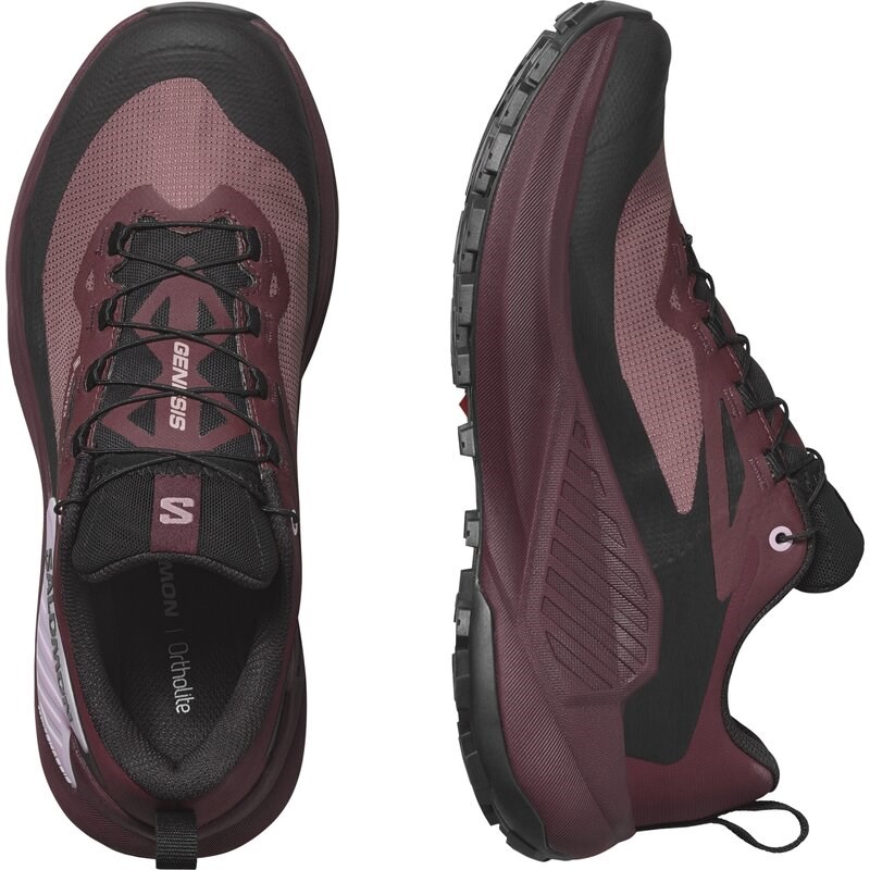 Neu Eingetroffen Salomon Damen Trailrunningschuhe SHOES GENESIS GTX W Rose - Rosentaupe/Schwarz/Orchideenstrauß