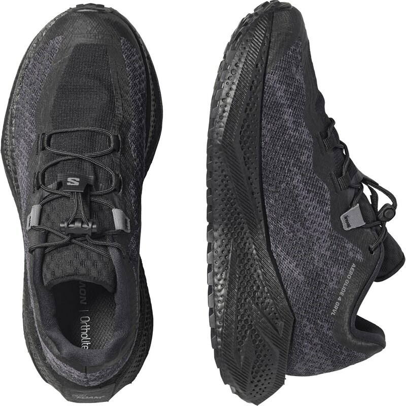 Neu Eingetroffen Salomon Herren Laufschuhe SHOES AERO GLIDE 4 GRVL W - Schwarz/Asphalt/Schwarz