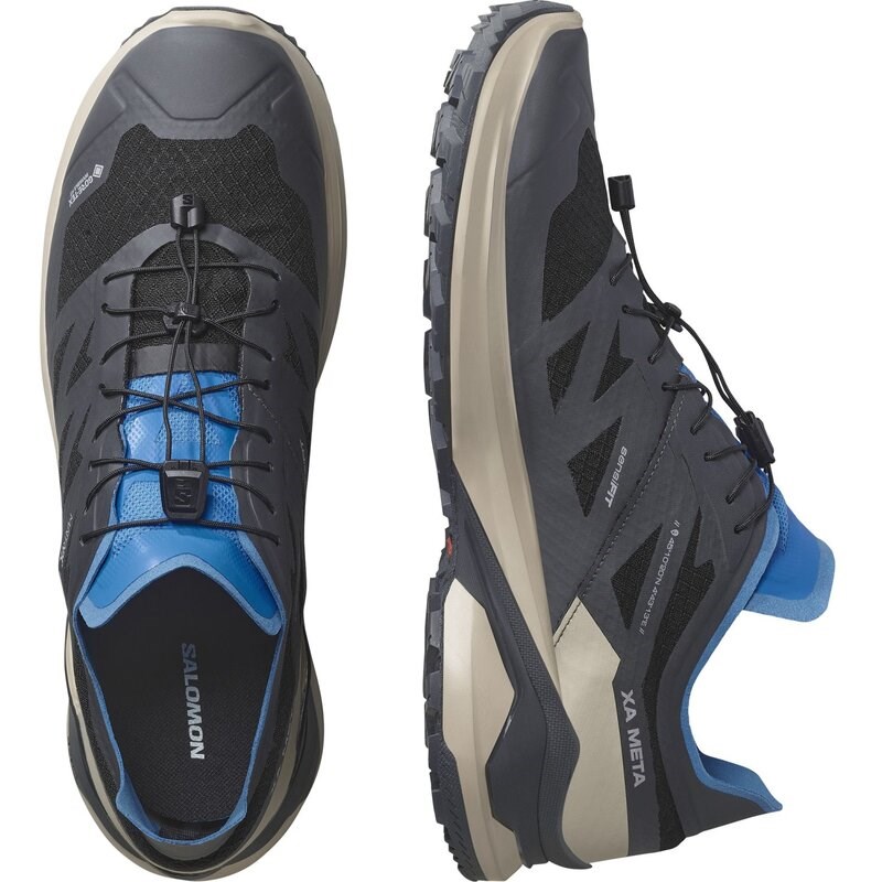 Neu Eingetroffen Salomon Herren Trailrunningschuhe SHOES XA META GORE-TEX MIF - Schwarz/Oxford Tan/Französischblau