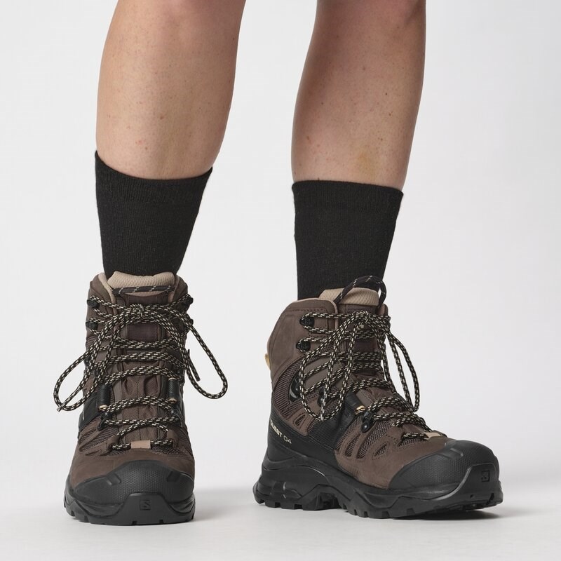 Neu Eingetroffen Salomon Damen Trekkingstiefel SHOES QUEST 4 GTX W - Einkaufstasche/Schwarz/Kork