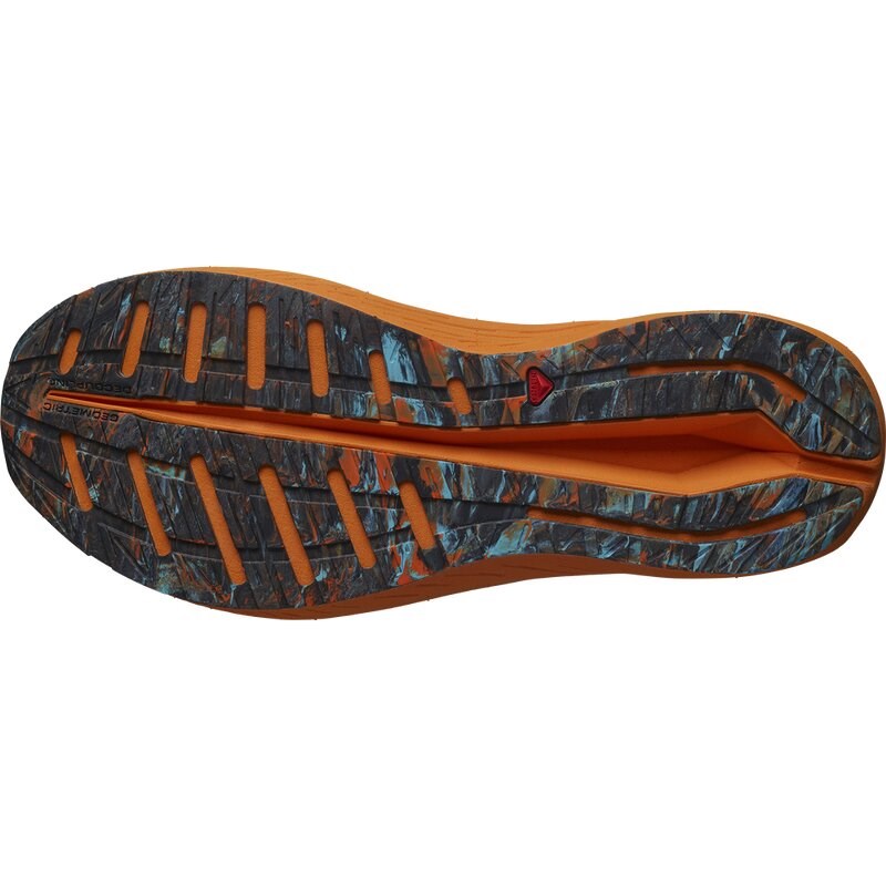 Neu Eingetroffen Salomon Herren Laufschuhe SHOES AERO VOLT - Kurkuma/Feuriges Rot/Blaue Strahlkraft