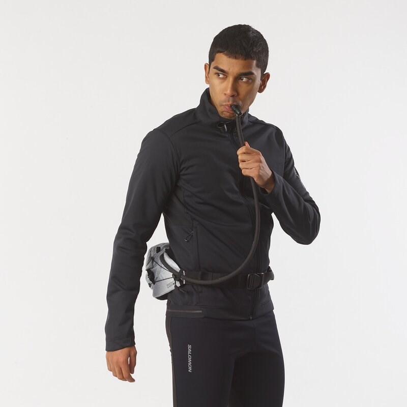 Neu Eingetroffen Salomon Kleintasche CROSS SEASON WAIST RACE - WEISS/SCHWARZ