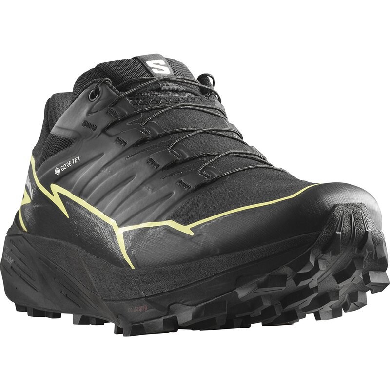 Neu Eingetroffen Salomon Damen Trailrunningschuhe SHOES THUNDERCROSS GTX W - Schwarz/Schwarz/Senfkraut