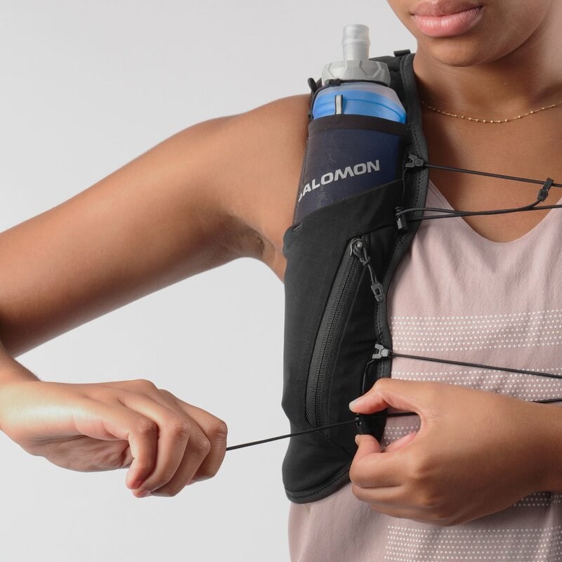 Neu Eingetroffen Salomon Rucksack ADV SKIN 12 WOMEN SET - SCHWARZ / Asphalt