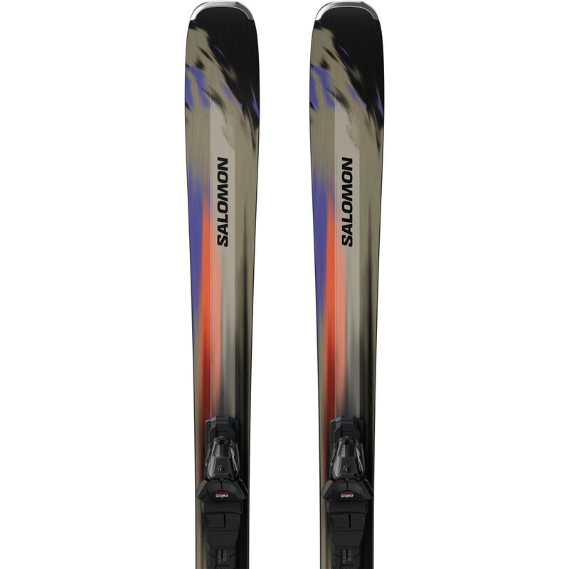 Neu Eingetroffen Salomon Herren All-Mountain Ski E STANCE 80 + M10 GW L80 - Kelp/Kapuzinerkresse/Schwarz