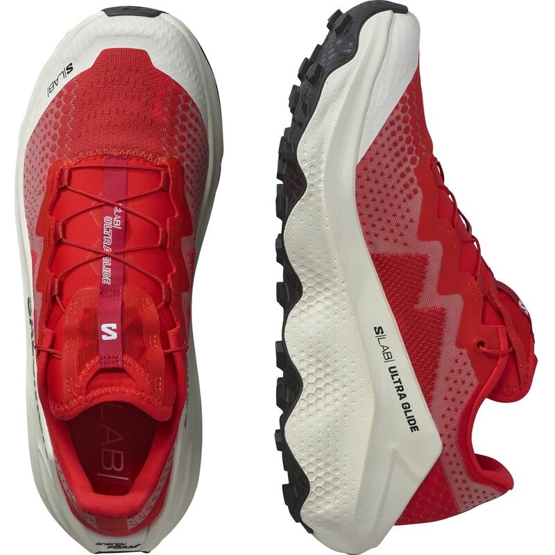 Neu Eingetroffen Salomon Herren Trailrunningschuhe SHOES - Feuriges Rot/Pompejanisches Rot/Vanilleeis