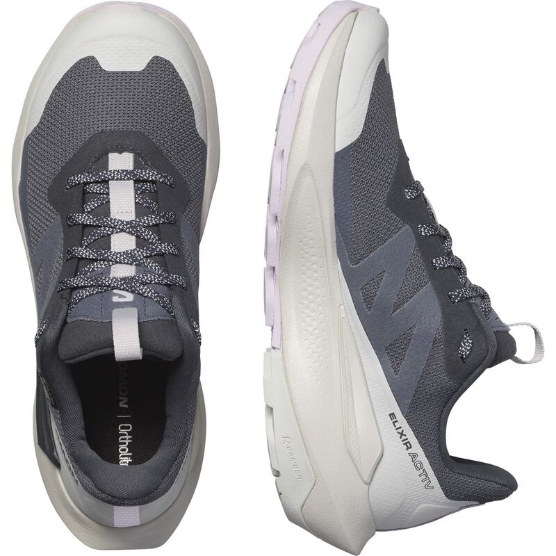 Neu Eingetroffen Salomon Damen Multifunktionsschuhe SHOES ELIXIR ACTIV GTX W - Tinte/Gletschergrau/Orchideenblüte