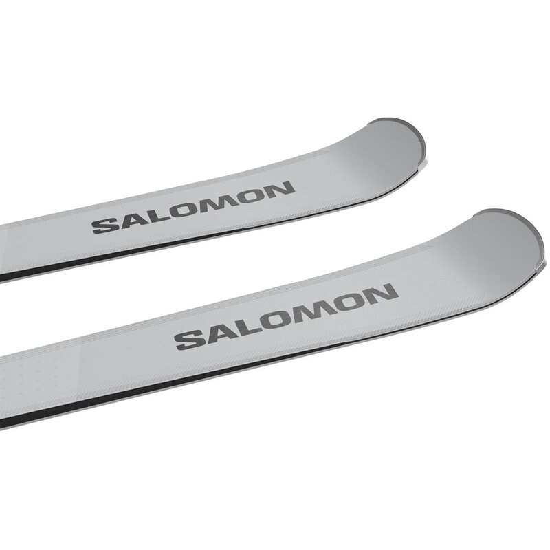 Neu Eingetroffen Salomon Herren All-Mountain Ski E - Chrom/Neonrot/Schwarz