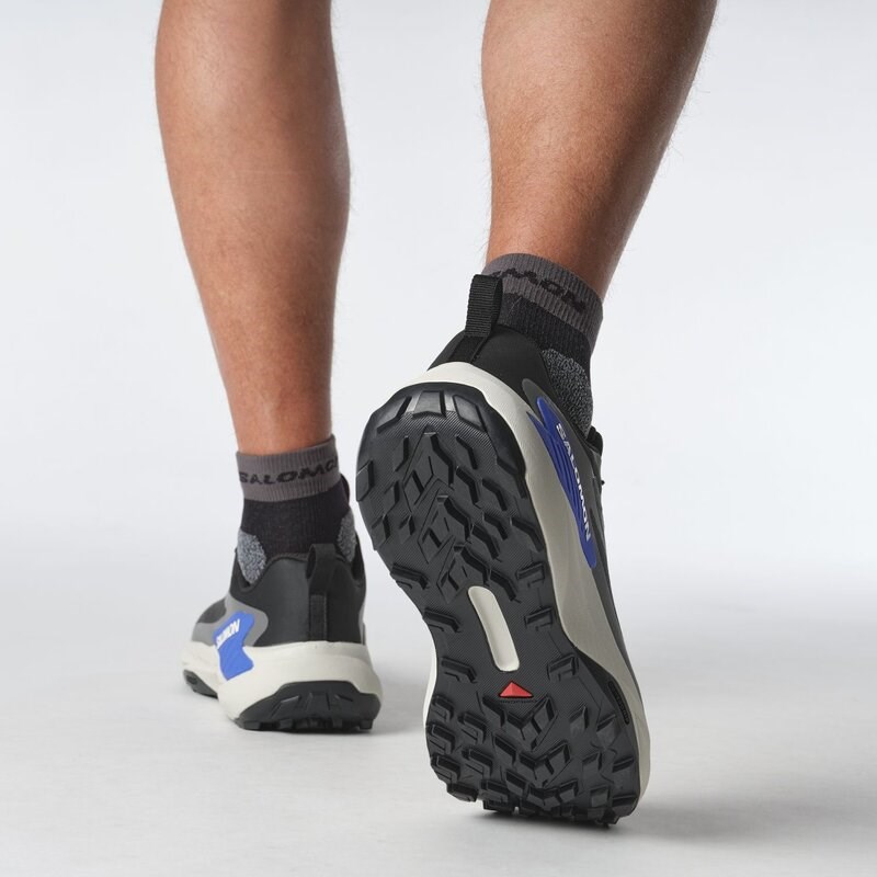 Neu Eingetroffen Salomon Herren Trailrunningschuhe SHOES GENESIS GTX - Schwarz/Mondfelsen/Französischblau