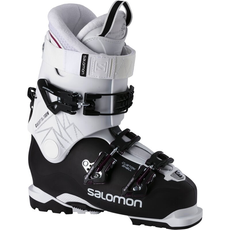 Neu Eingetroffen Salomon Damen Skistiefel Quest Pro 100 CS W - Weiß/Schwarz/Lila