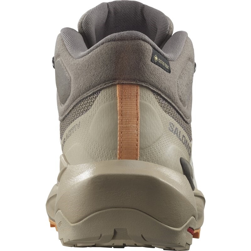 Neu Eingetroffen Salomon Damen Trekkingstiefel SHOES ELIXIR ACTIV MID GTX W - Falke/Weißer Pfeffer/Papaya