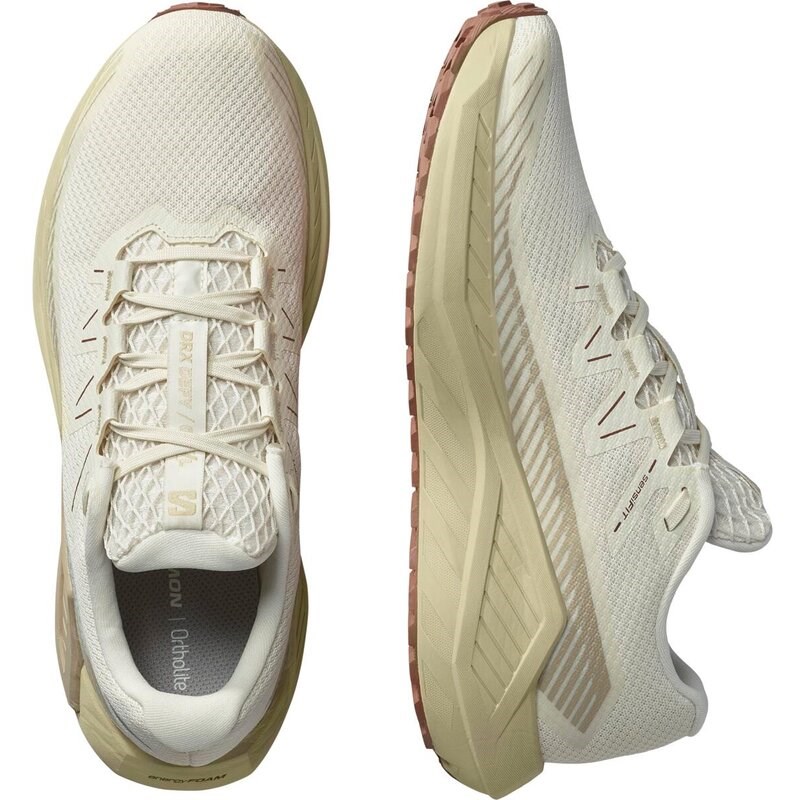 Neu Eingetroffen Salomon Herren Laufschuhe SHOES DRX DEFY GRVL - Vanilleeis/Grüner Nebel/Weißer Pfeffer