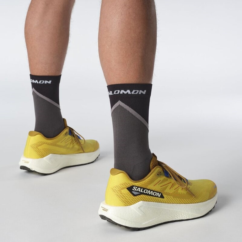 Neu Eingetroffen Salomon Herren Laufschuhe SHOES AERO BLAZE 3 GRVL - Scharfer Senf/Vanilleeis/Nautisch