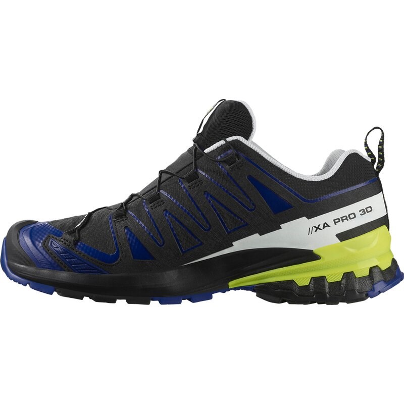 Neu Eingetroffen Salomon Herren Trailrunningschuhe SHOES XA PRO 3D V9 GTX - Schwarz/Surf the Web/Sicherheitsgelb