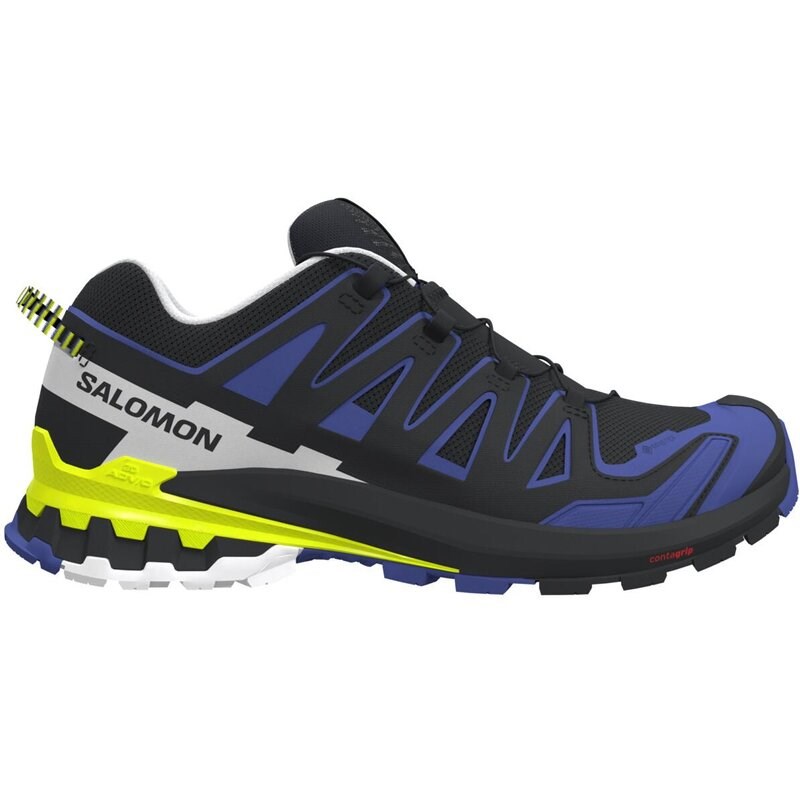 Neu Eingetroffen Salomon Herren Trailrunningschuhe SHOES XA PRO 3D V9 GTX - Schwarz/Surf the Web/Sicherheitsgelb