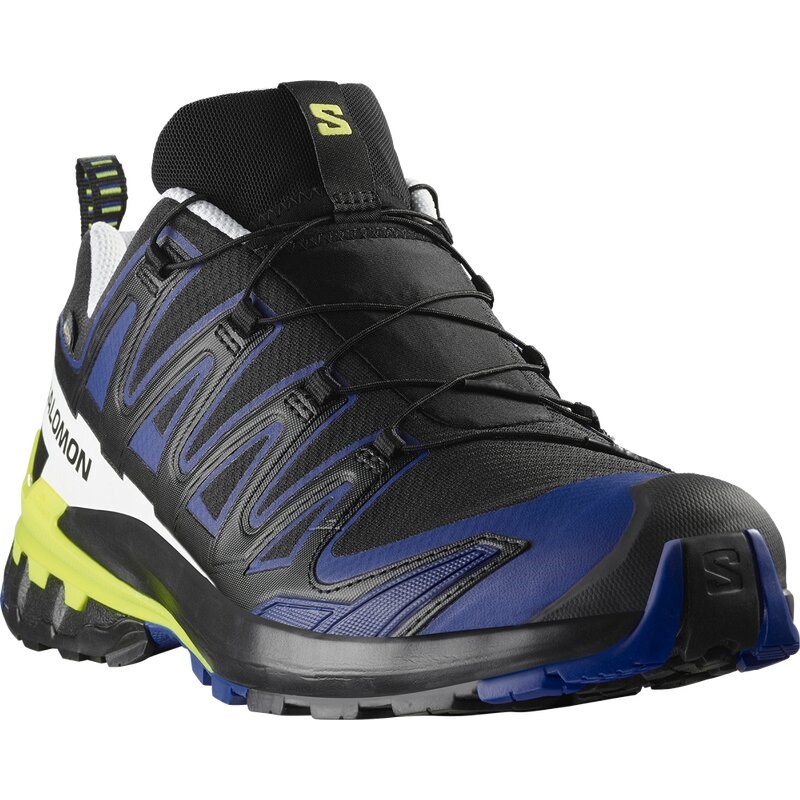 Neu Eingetroffen Salomon Herren Trailrunningschuhe SHOES XA PRO 3D V9 GTX - Schwarz/Surf the Web/Sicherheitsgelb