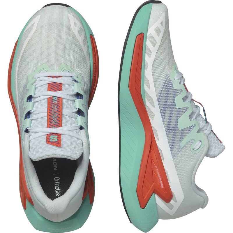 Neu Eingetroffen Salomon Damen Laufschuhe SHOES DRX BLISS 2 W - Weiß/Elektrisches Grün/Kirschtomate