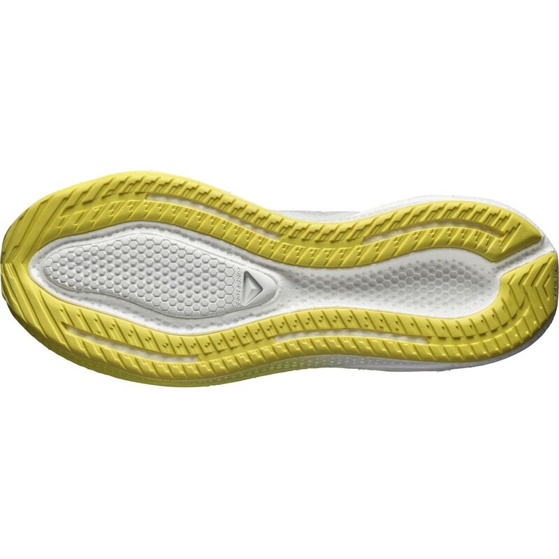 Neu Eingetroffen Salomon Herren Laufschuhe SHOES AERO BLAZE 3 - Weiß/Schwarz/Flammengelb