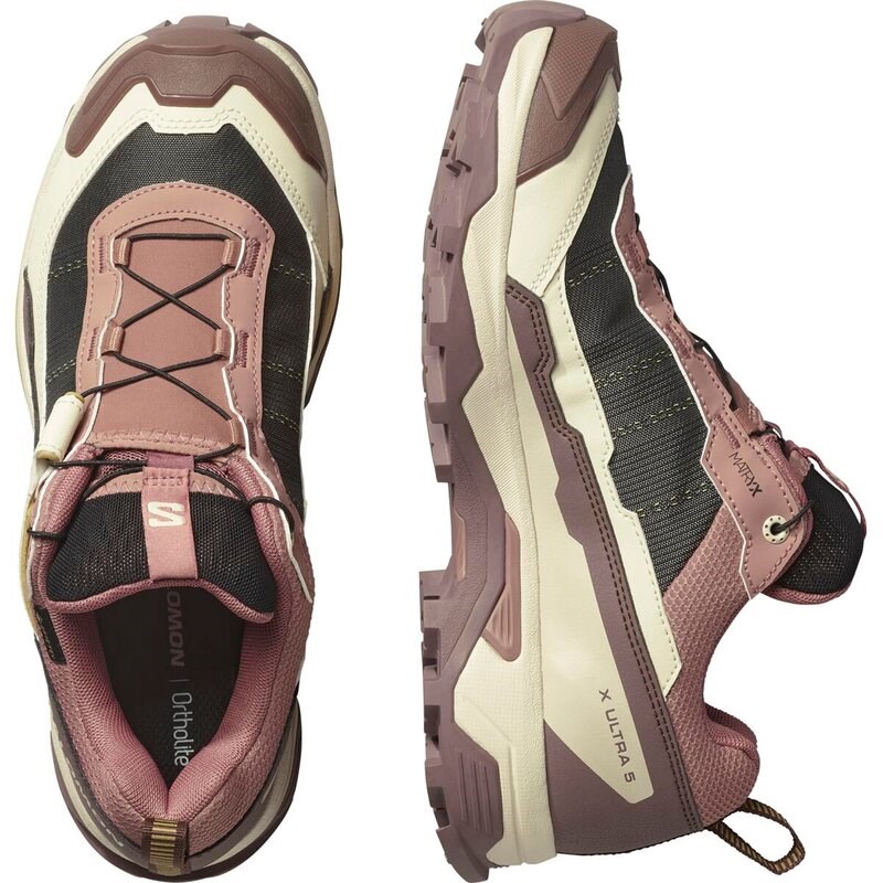 Neu Eingetroffen Salomon Damen Multifunktionsschuhe SHOES X ULTRA 5 GTX W - Burlwood/French Roast/Rattan
