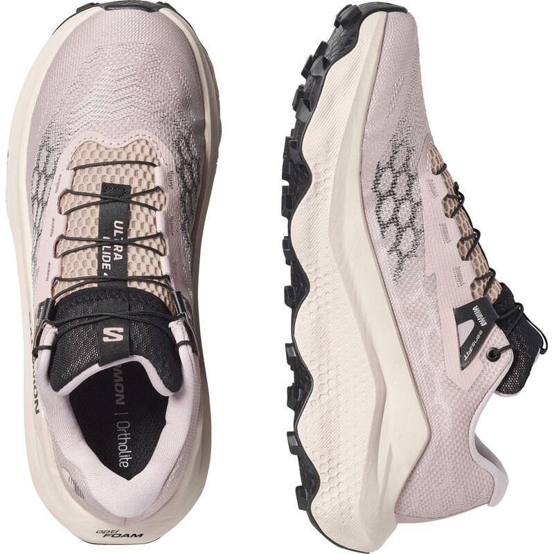 Neu Eingetroffen Salomon Damen Trailrunningschuhe SHOES ULTRA GLIDE 4 W - Schattengrau/Tapioka/Schwarz