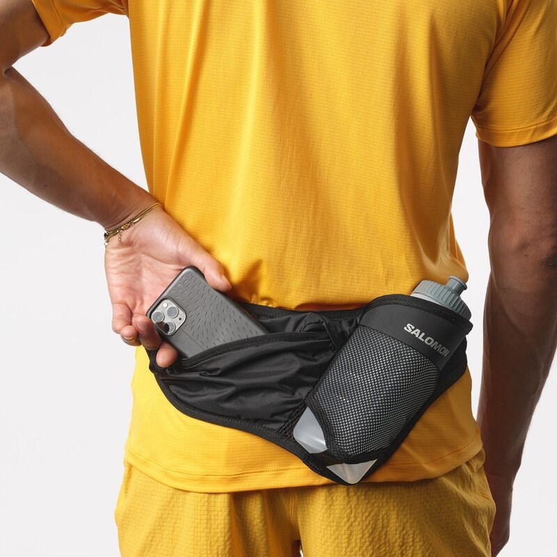 Neu Eingetroffen Salomon Kleintasche ACTIVE BELT 3D BOTTLE - SCHWARZ