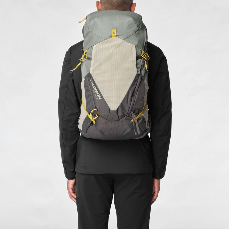 Neu Eingetroffen Salomon Rucksack AEROTREK 30 SEDONA - SEDONA-SALBEI / SEAGRAS / Neun Eisen