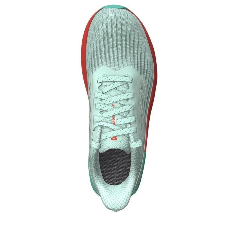 Neu Eingetroffen Salomon Damen Laufschuhe SHOES AERO BLAZE 2 W - Bay/Kirschtomate/Elektrisches Grün