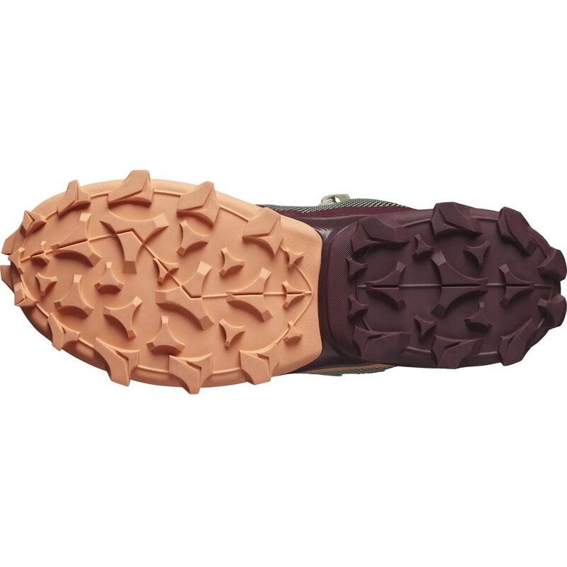 Neu Eingetroffen Salomon Damen Multifunktionsschuhe SHOES CROSS OVER 2 GTX W - Luzerne/Cantaloupe/Bitterschokolade