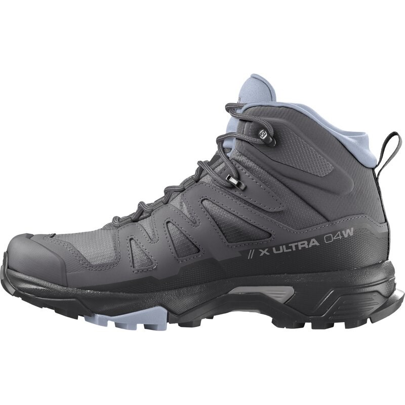 Neu Eingetroffen Salomon Damen Multifunktionsstiefel SHOES X ULTRA 4 MID GTX W - Magnet/Schwarz/Zen Blau