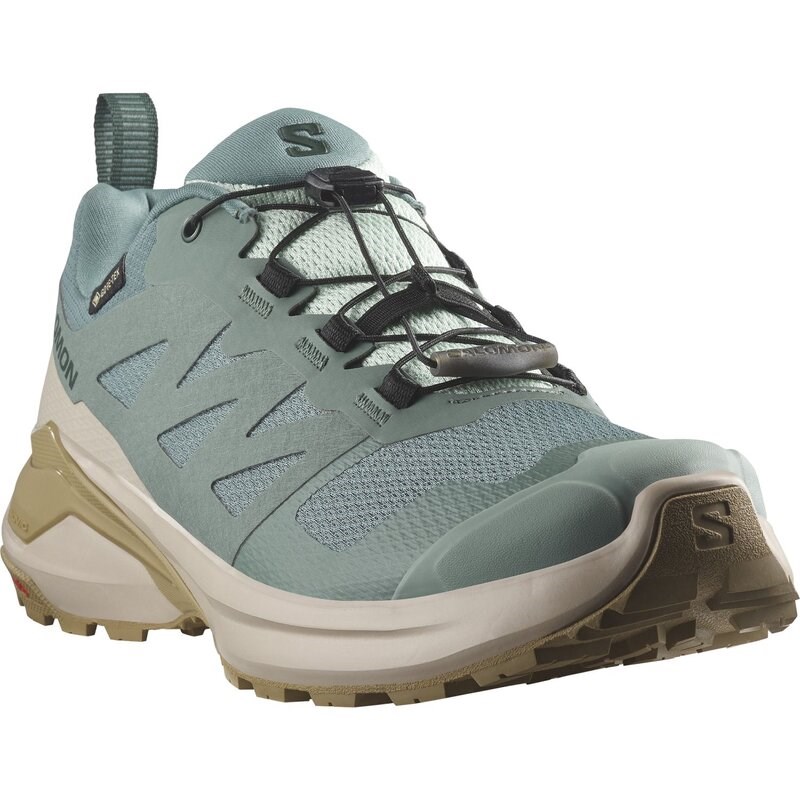 Neu Eingetroffen Salomon Damen Trailrunningschuhe SHOES X-ADVENTURE GTX W - Nordatlantik / Federgrau / Antikbronze