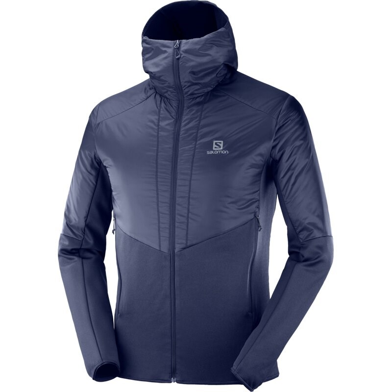 Neu Eingetroffen Salomon Herren Outdoorjacke OUTLINE - Dunkelblau