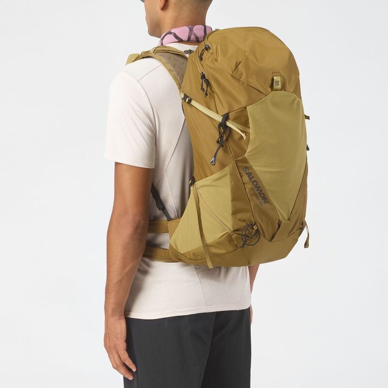 Neu Eingetroffen Salomon Rucksack AEROTREK - BRILLANTES OLIV / Weide / SCHWARZ