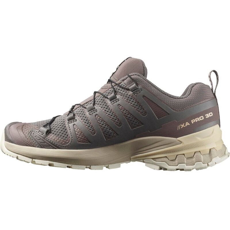 Neu Eingetroffen Salomon Damen Trailrunningschuhe SHOES XA PRO 3D V9 W - Pflaumenkätzchen/Oxford Tan/Zarter Pfirsich