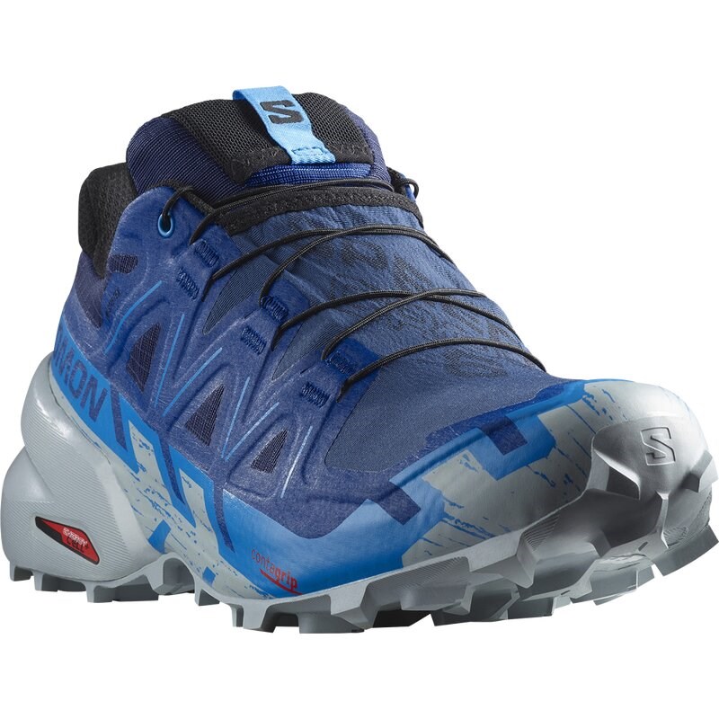 Neu Eingetroffen Salomon Herren Trailrunningschuhe SHOES SPEEDCROSS 6 GTX - Blue Print/Ibiza Blue/Quarry