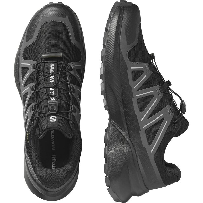 Neu Eingetroffen Salomon Herren Trailrunningschuhe SHOES SPEEDCROSS PEAK GTX - Schwarz/Schwarz/Asphalt
