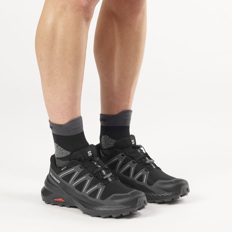 Neu Eingetroffen Salomon Herren Trailrunningschuhe SHOES SPEEDCROSS PEAK GTX - Schwarz/Schwarz/Asphalt