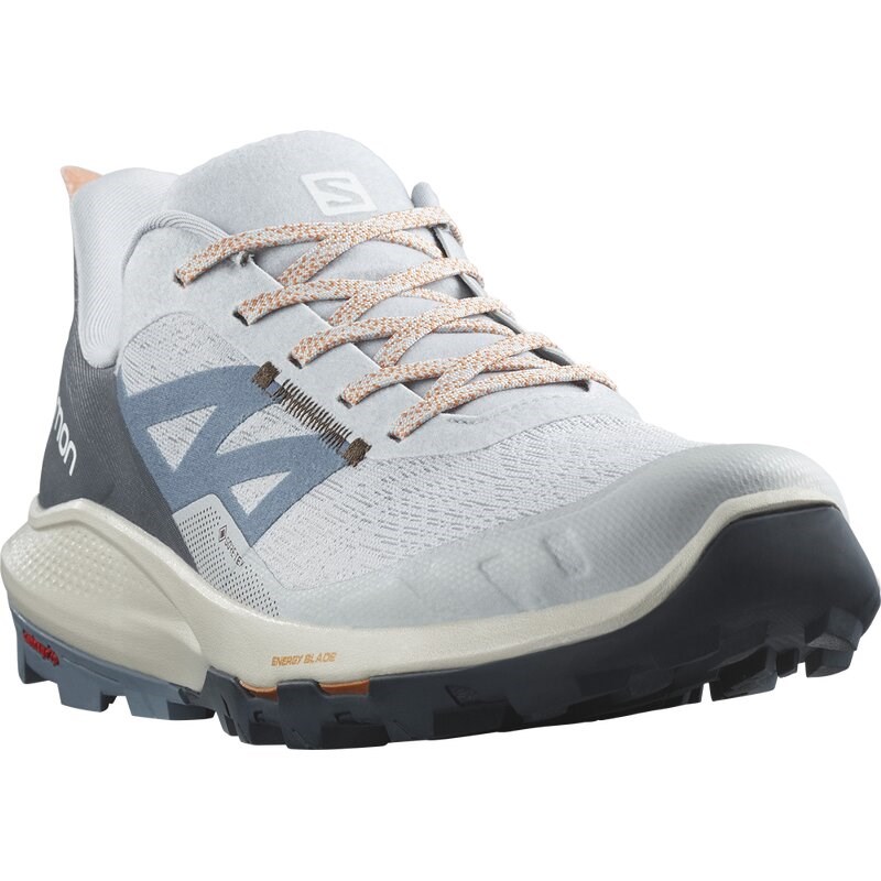Neu Eingetroffen Salomon Herren Multifunktionsschuhe SHOES OUTpulse GTX Pearl - Perlblau/Chinablau/Korallengold