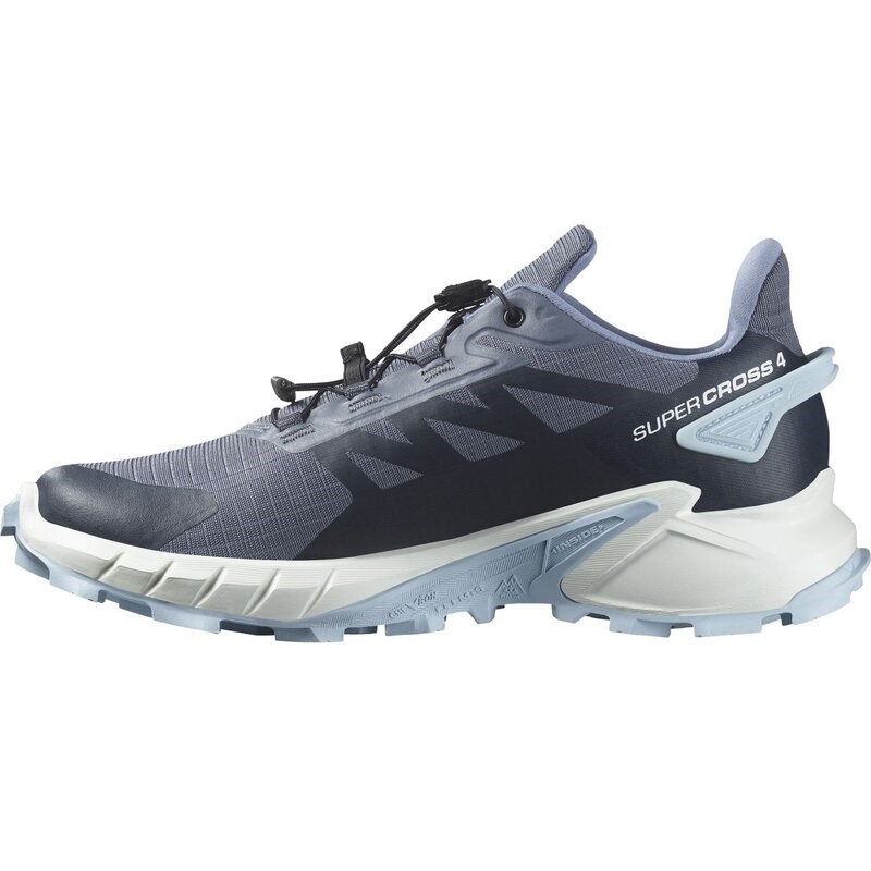 Neu Eingetroffen Salomon Damen Trailrunningschuhe SHOES SUPERCROSS 4 W - Grisaille/Weiß/Kaschmirblau
