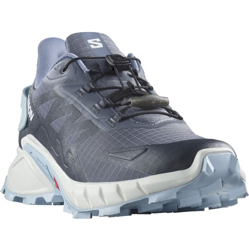 Neu Eingetroffen Salomon Damen Trailrunningschuhe SHOES SUPERCROSS 4 W - Grisaille/Weiß/Kaschmirblau