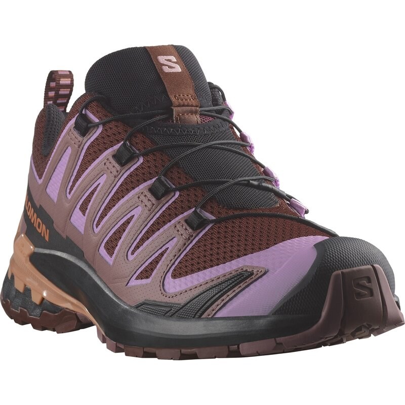 Neu Eingetroffen Salomon Damen Trailrunningschuhe SHOES XA PRO 3D V9 W Rum - Rumrosine/Orchideenstrauß/Canyon Cl