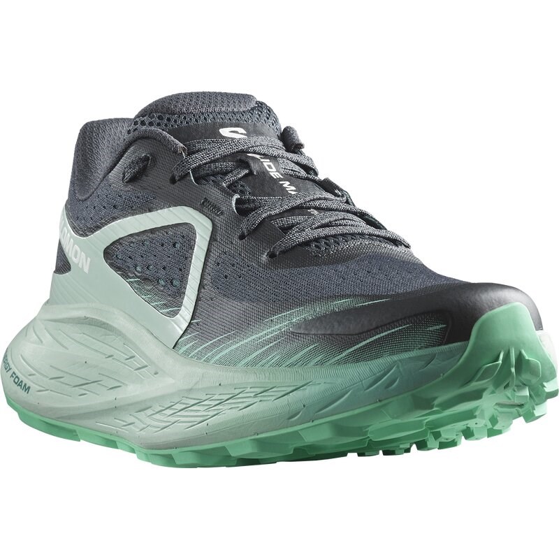 Neu Eingetroffen Salomon Damen Trailrunningschuhe SHOES GLIDE MAX TR W - Ebenholz/Blauer Nebel/Kakadu