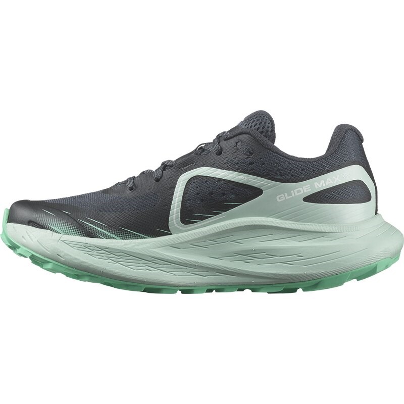 Neu Eingetroffen Salomon Damen Trailrunningschuhe SHOES GLIDE MAX TR W - Ebenholz/Blauer Nebel/Kakadu
