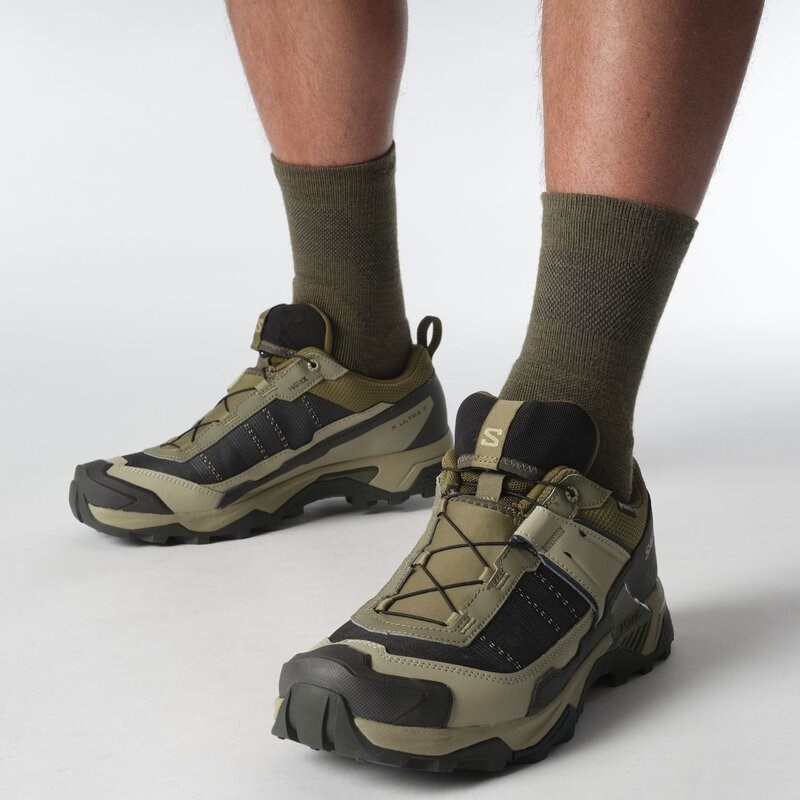 Neu Eingetroffen Salomon Herren Multifunktionsschuhe SHOES X ULTRA 5 GTX Martini - Martini Olive/Graugrün/Blue Night