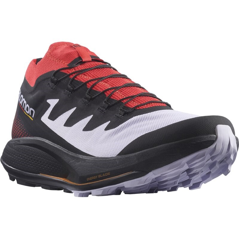 Neu Eingetroffen Salomon Herren Trailrunningschuhe SHOES PULSAR - Purpurheide/Mohnrot/Schwarz