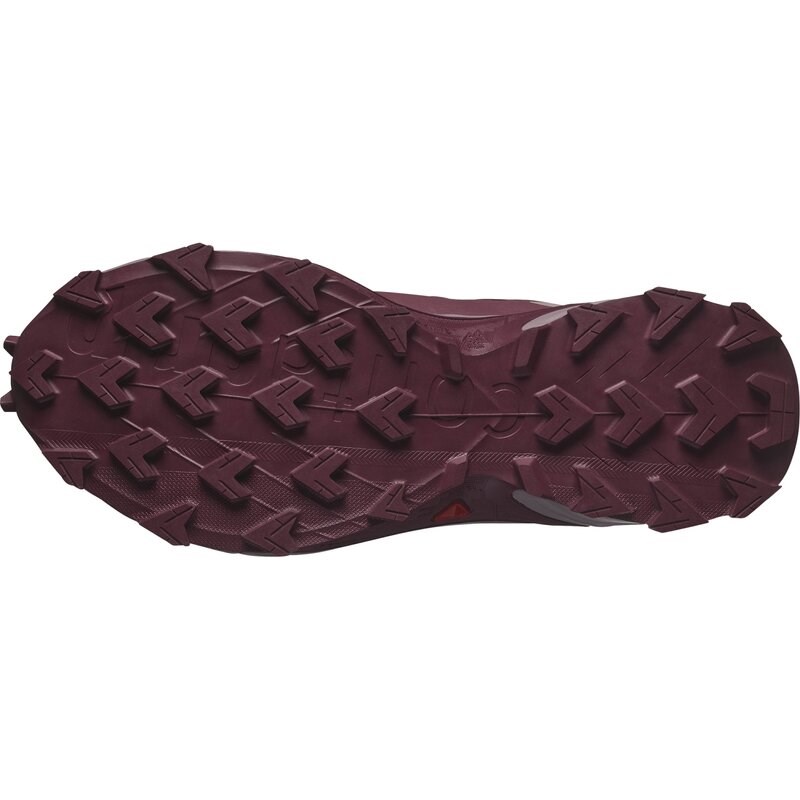 Neu Eingetroffen Salomon Damen Trailrunningschuhe SHOES SUPERCROSS 4 GTX W - Tawny Port/Deauville Mauve/Kirsche T