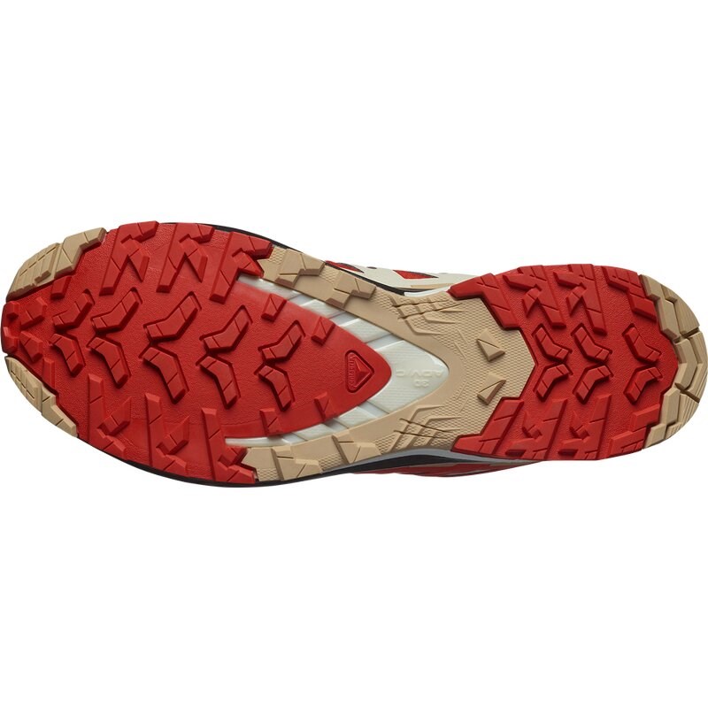 Neu Eingetroffen Salomon Herren Trailrunningschuhe SHOES XA PRO 3D V9 GTX - Aurorarot/Safari/Weiß