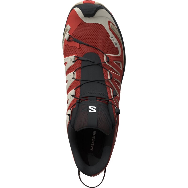 Neu Eingetroffen Salomon Herren Trailrunningschuhe SHOES XA PRO 3D V9 GTX - Aurorarot/Safari/Weiß