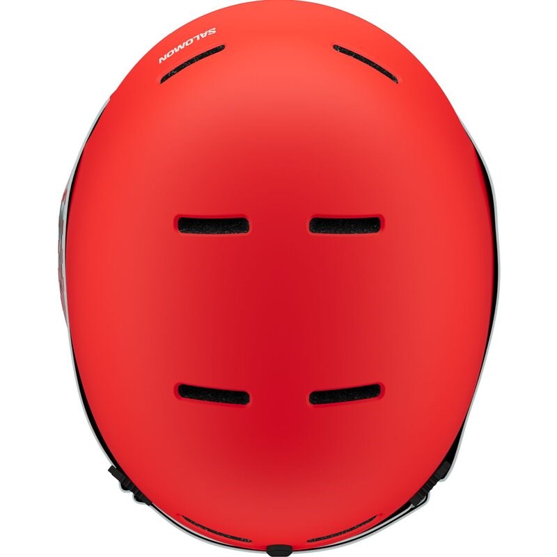 Neu Eingetroffen Salomon Kinder Helm HELMET PLAYER COMBO Cherry - Kirschtomate